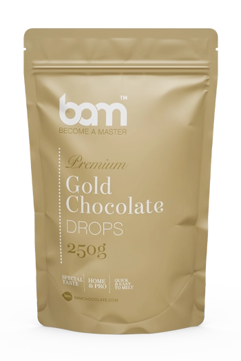 bam gold drops aus goldener schokolade 250 g