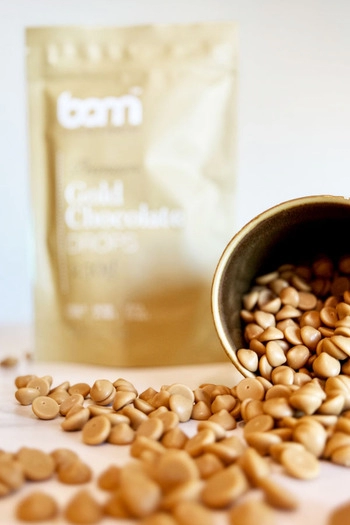BAM GOLD, Drops aus goldener Schokolade, 250 g