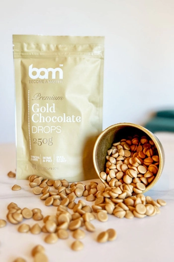 BAM GOLD, Drops aus goldener Schokolade, 250 g