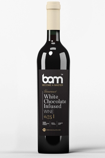 Wein mit weißer Schokolade