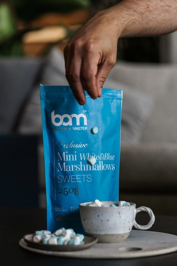 Mini-Marshmallows Weiß&Blau, 250 g
