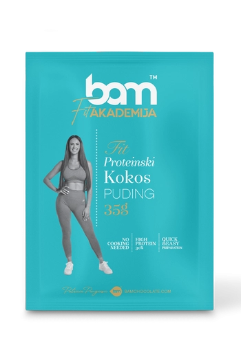 Protein-Pudding Kokosnuss, mit Süßstoff