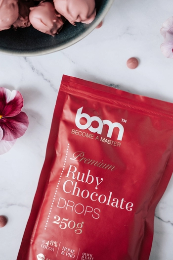 Drops aus Ruby-Schokolade, 250 g