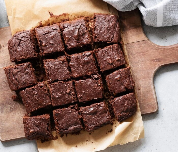 zuckerfreie schokoladen-brownies