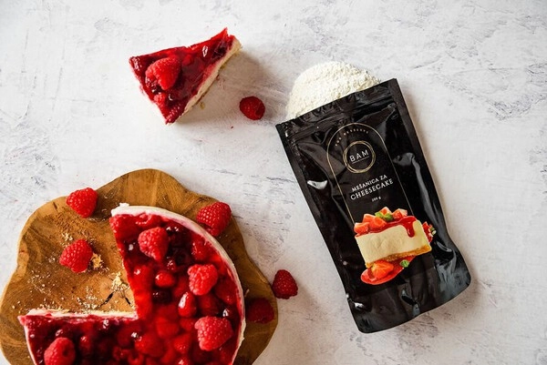 himbeer-cheesecake