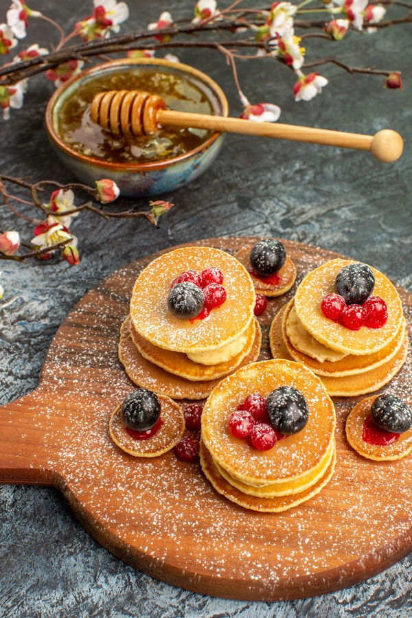 amerikanische haferflockenpfannkuchen