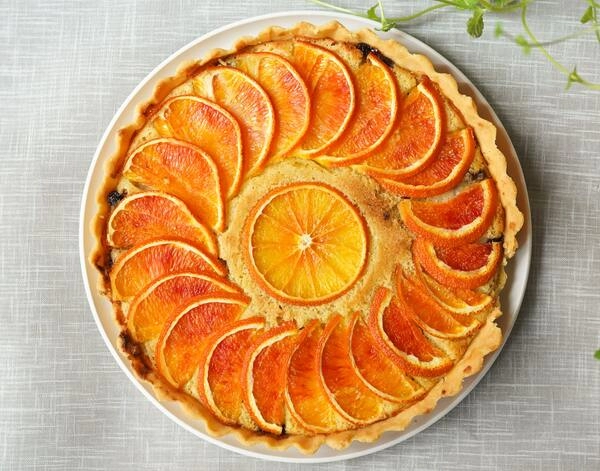 umgekehrter orangenkuchen
