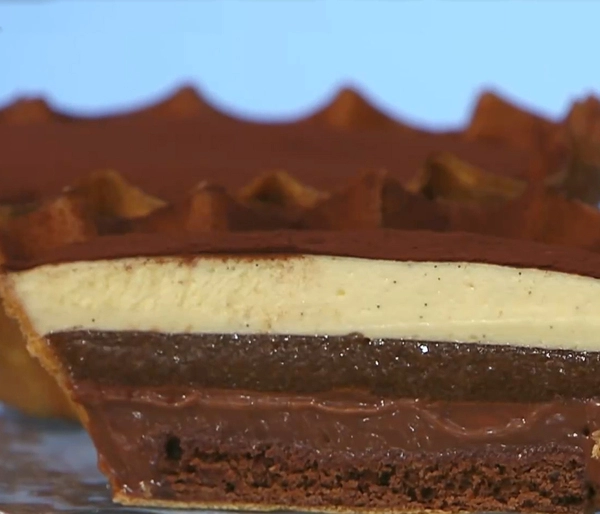 masterchef sachertorte mit dunkelbierganache und mascarponecreme mit vanille
